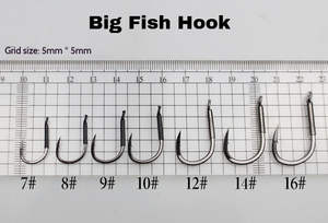 Hameçons de pêche à pointe affûtée, en acier à haute teneur en carbone/alliage de titane, pour la pêche en eau douce ou en eau salée, par zuol - Product Image 6