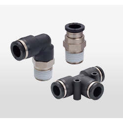 Pisco ชิ้นส่วนนิวเมติกฟิตติ้ง PC8-EG ป้องกันไฟฟ้าสถิตย์ - Product Image 1