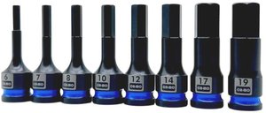 1/2" 78mmL 8pcs Impact Hex <b>Bit</b> Socket set - Product Image 4