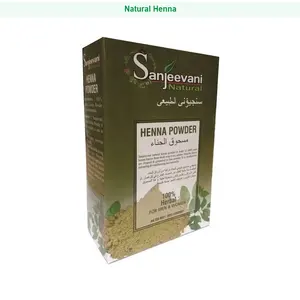 Henna Alami Murni untuk Rambut Bubuk Henna Herbal Alami