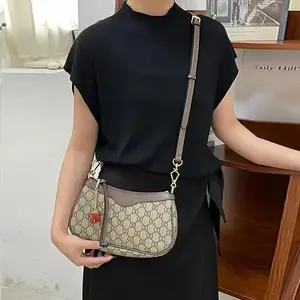 กระเป๋าถือแบรนด์เนมหรูคุณภาพสูง หนังแท้ พร้อมซิปปิด กระเป๋าสะพายข้างผู้หญิง ขายส่ง 1-1 - Product Image 4