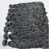 Extensions de cheveux humains brésiliens doublement étirés de qualité supérieure, pointes naturelles pleines, cheveux Remy, tissage de cheveux à double trame faite à la machine, 100g, OME All