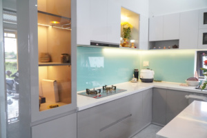 Panel ACC, película de melamina de madera contrachapada, puerta de fábrica Dewoo de alta calidad para muebles de dormitorio de cocina, precio razonable directamente Vietnam - Product Image 6