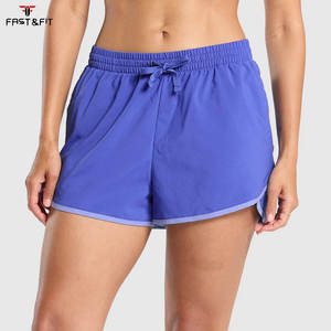 Shorts d'été pour femmes de haute qualité, 100% coton, légers, taille haute, coupe ajustée, impression de logo personnalisée, service OEM - Product Image 1