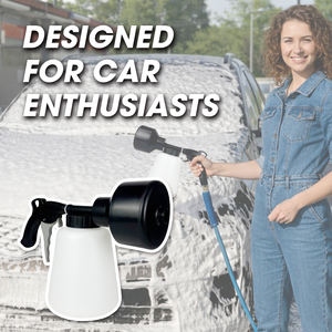 Pistolet de nettoyage à mousse pneumatique LEMATEC 6,2 bar/90 psi 1000 ml pour usage automobile, domestique et industriel, fabriqué à Taïwan - Product Image 3