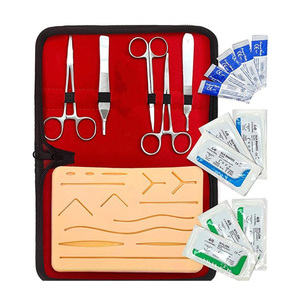 Kit d'entraînement à la suture, kit de simulation médicale professionnel avec peau anatomique en silicone pour la pratique de la suture chirurgicale - Product Image 5
