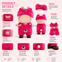   Tenues de poupée à porter, figurines en boîte mystère, ensembles décontractés mignons, tissu de haute qualité, unisexe, DIY