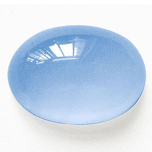 Piedras preciosas genuinas sueltas de calidad de grado de exportación Forma de corte ovalado 100% Piedra preciosa cabujón de Calcedonia azul natural a precios asequibles - Product Image 3