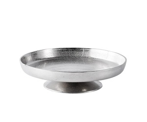 Plateau de service élégant en aluminium, fabriqué à la main par un fabricant de confiance, idéal pour le thé, le café et le petit-déjeuner. - Product Image 1