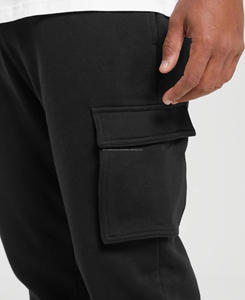 กางเกงคาร์โก้ผ้าฝ้ายมีเชือกรูดสำหรับผู้ชายปรับขนาดได้ปรับแต่งได้เอวมีกระเป๋าหกใบสำหรับฤดูใบไม้ผลิ - Product Image 5