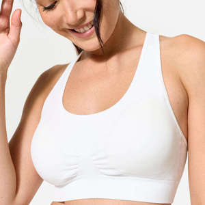 Soutien-gorge de sport personnalisé pour femme à imprimé animal, dos croisé, respirant, séchage rapide, en Spandex/Nylon, maintien moyen pour le yoga - Product Image 4