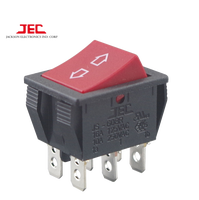 Interrupteur à bascule double pôle 2NO marche/arrêt JEC 608 10A 250VAC IP65, courant maximal 16A, bouton poussoir ULCUL ENEC CQC pour -25C~85C