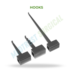 Ganchos Quirúrgicos para Columna Vertebral, Ganchos Retractores Estándar para Cirugía Lumbar y Posterior de Columna Vertebral - Product Image 2