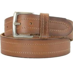 เข็มขัดลำลองธุรกิจหนังวัวแท้ของผู้ชายพร้อมหัวเข็มขัดแบบมีรูพรุนทำจากวัสดุอัลลอยที่ทนทาน - Product Image 5