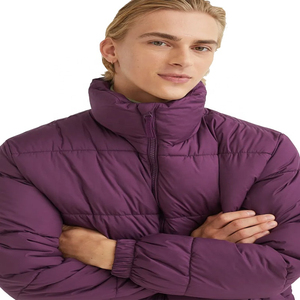 <b>Mens</b> Hooded Winter Bubble Coat Water Resistant Padded <b>Jacket</b> Warm Quilted Outer Shell Casual Cold Weather Wholesale Clothing - Product Image 6