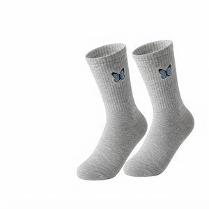Servicio OEM, Calcetines Deportivos con Logotipo Personalizado, Fabricante de Calcetines Unisex de Algodón Blanco, Alta Calidad, Ligeros - Product Image 4