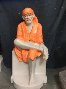 White Marble Sai Baba Statue - Product Image 3