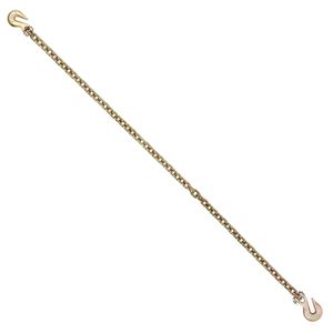Catena di Trasporto G80 per Carichi Pesanti 5/16'' X 14.2FT con Ganci a Clevis, Capacità 4900 Libbre, Accessori per Controllo Sicuro del Carico - Product Image 1