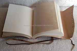 Antique Leather Journal with Tie Closure | <b>Blank</b> <b>Notebook</b> | Gift for Him Her | Handcrafted Sketchbook - Product Image 2