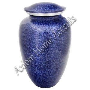 Sofisticada urna de cremación de aluminio con diseño artístico único Recuerdo conmemorativo de Axiom Home Accents - Product Image 5
