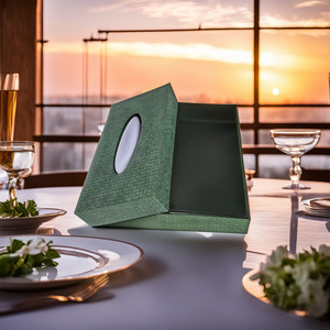 Cubierta para Caja de Pañuelos de Diseño Adorable, Clásica, de Imitación de Piel de Boa, Forma Rectangular, Venta Directa de Fábrica, Artículos Únicos para el Hogar - Product Image 1