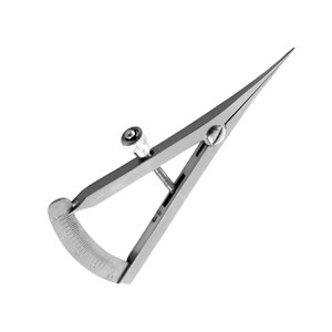 Calibrador Oftálmico Quirúrgico Premium Castroviejo Recto 0–20 mm, Acero Inoxidable Alemán, Instrumentos Médicos Manuales - Product Image 2