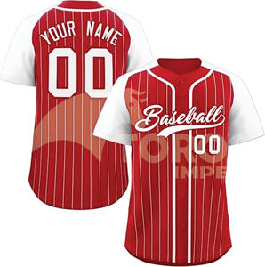 เสื้อเบสบอลโลโก้สั่งทำราคาส่งถูก ชุดเบสบอลทีมแบบซับลิเมชั่น ดีไซน์ล่าสุด - Product Image 4