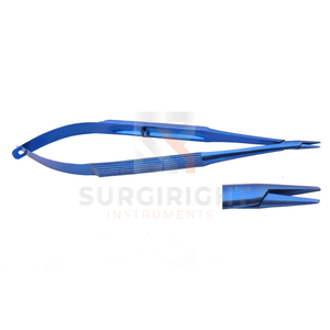 Portaagujas Microquirúrgicas de Titanio, Instrumento Microquirúrgico para Cirugía General, Certificado CE ISO, Herramienta Quirúrgica de Precisión, Blush Surgical - Product Image 1