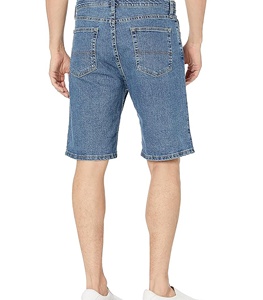 Pantalones Cortos de Mezclilla Casuales para Hombre, los Más Vendidos del 2023, Estilo Único y Moderno, Transpirables, Bordados, Color Azul, Tejido Artesanal, Cintura Media - Product Image 2