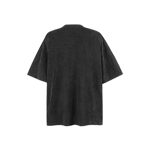 T-shirt d'été ample en coton pour homme, coupe oversize à épaules tombantes, imprimé graphique personnalisé, streetwear de haute qualité - Product Image 5