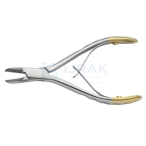 Pince coupante manuelle en acier inoxydable 12,5 cm avec inserts TC, instrument chirurgical certifié CE - Product Image 1