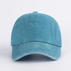 2026 Custom Teal Blue acid Washed 100%Cotton <b>Baseball</b> <b>Cap</b> <b>Plain</b> Unstructured Dad Hat Adjustable Outdoor Sport Sun Hat For mens - Product Image 4