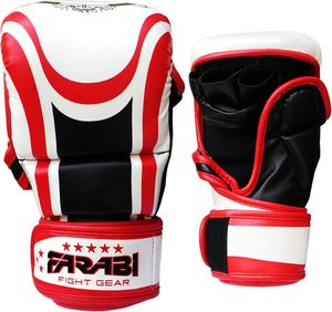 ถุงมือ MMA แบบเปิดนิ้ว Farabi ขายส่ง ทำจากหนัง PU สำหรับกิจกรรมกลางแจ้ง เป็นมิตรกับสิ่งแวดล้อม น้ำหนักเบา เหมาะสำหรับฝึกศิลปะการต่อสู้ - Product Image 5
