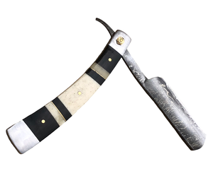 Professional Handmade Damascus Steel Straight <b>Razor</b> with Bone Handle-NEW Face/Body Shaving - Product Image 5