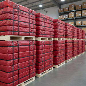 Lona de Plástico Roja de Alta Resistencia, Protegida Contra Rayos UV, Impermeable, Para Almacenes Exteriores, Agricultura y Soluciones de Almacenamiento - Product Image 3