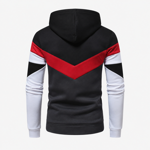 Sudadera con capucha para hombre, estilo casual, con bloques de color y bolsillo canguro - Product Image 3