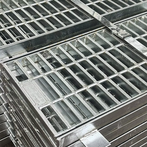 Grilles de drainage antidérapantes en acier galvanisé, résistantes à la corrosion en acier au carbone, design industriel, garantie 1 an - Product Image 4