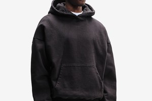 Sweats à capuche zippés personnalisés très tendance, en coton épais 100 %, coupe oversize unisexe à épaules tombantes - Product Image 5
