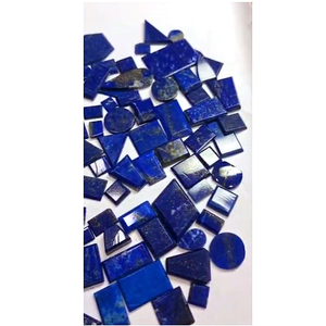 132 pièces de Lapis Lazuli bleu naturel, de 15 mm à 45 mm, ovales, octogonaux, cabochons fantaisie facettés, 1470 carats, lot Iroc Sales, bonne qualité, 88,2 $ US - Product Image 1