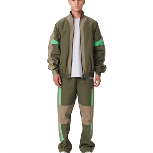 Conjunto Deportivo de Invierno para Hombre, Sudadera con Capucha y Pantalones Deportivos Holgados, Chaqueta Cortavientos Transpirable, Fabricante de Conjuntos Deportivos Personalizados - Product Image 5