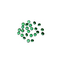 SEHR SELTEN 2mm Natürlicher Kolumbianischer Smaragd Edelstein AAA+ Qualität Diamantschliff IGI Zertifiziert Grün Facettiert Loser Schmuckstein Farbspiel