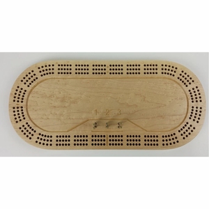En gros, Ensemble de jeu de cribbage en bois personnalisé OEM, Jeu de société de voyage classique en bois avec boîte de rangement pour cartes et pions métalliques - Product Image 3