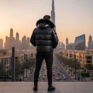 Veste en cuir robuste et isolée, conçue pour la durabilité hivernale, offrant une chaleur durable, une mobilité accrue et un style raffiné. - Product Image 5