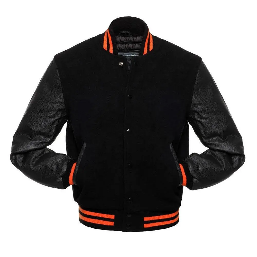 Custom Varsity Jacket/Mens Melton Wool Varsity Jackets Wholesale Custom/ Custom Wool Cheap Leather Varsity Jackets