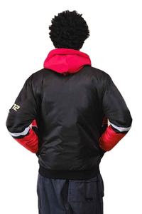 Chaquetas universitarias de satén de alta calidad para hombres Nueva llegada Chaqueta de moda abotonada personalizada para hombres - Product Image 2