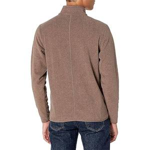 Men's Casual Outdoor 100% Polyester <b>Fleece</b> <b>Sweatshirt</b> Zipper-up 1/4 Zip Long Sleeve <b>Lined</b> Pocket Solid Customizable Plain Dyed - Product Image 2
