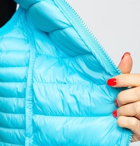 Chaleco acolchado cálido sin mangas con cremallera frontal para mujer, chaqueta de invierno, venta al por mayor, fabricante, chaleco acolchado con cuello redondo - Product Image 5
