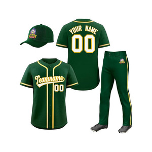 Custom <b>Baseball</b> Jersey Uniform - Personalized Team Uniform <b>Set</b> with Stitched Name/Number/Logo for Men Women Youth - Product Image 1