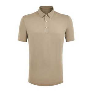 เสื้อโปโลอ็อกซ์ฟอร์ดสีพื้นสำหรับผู้ชายไซส์ใหญ่ แขนสั้น ผ้าฝ้าย 100% สวมใส่สบายๆ - Product Image 3
