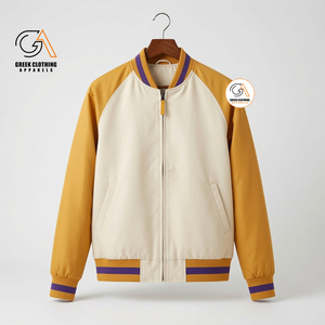 Veste universitaire pour homme Omega Psi brodée, fraternité grecque, à capuche, écologique, respirante, violet et or, avec blocs de couleur et col montant - Product Image 2